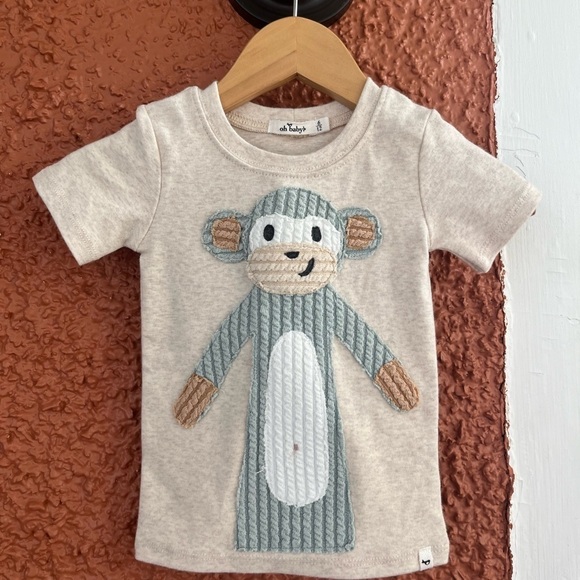 Oh Baby Monkey Tee - Picture 1 of 8